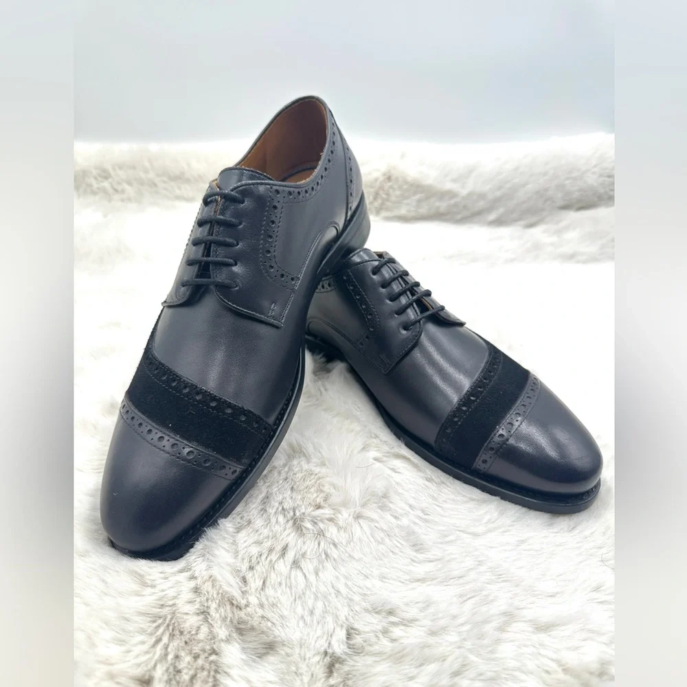 Taft The Gladiator Shoe in Black Leather/Suede‎ Oxfords 41 US 8 NWT